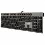 A4-tech - A4Tech KV-300H - Tastatur - USB - QWERTY - USA - Grau, Schwarz (A4TKLA39976) [DE-Version, German Keyboard]