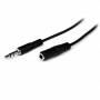 Startech - StarTech.com 1m Slim 3.5mm Stereo Extension Audio Cable - M/F