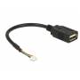Delock - USB Kabel Delock Pinheader 4Pin -> A Bu/Bu 0.15m