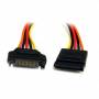 Startech.com - StarTech.com SATA Strom Verlngerung - Stecker / Buchse - Spannungsversorgungs-Verlngerungskabel - 15 PIN SATA Power 