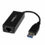 Startech - StarTech.com USB3.0 auf Gigabit Ethernet Lan Adapter - Netzwerkadapter - SuperSpeed USB3.0 - Gigabit Ethernet (USB31000S)