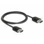 Delock - DeLOCK Premium - Premium Highspeed mit Ethernet HDMI mit Ethernetkabel - HDMI (M) bis HDMI (M) - 1,0m - dreifach abgeschirmtes T