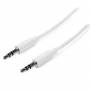 Startech - Startech 2m 3.5mm Male To Male Slim Stereo Aux Audio Cable For Headphone - White