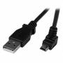 Startech - StarTech.com Cble Mini USB 2 m - A vers Mini B coud 90 vers le bas