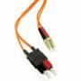  "Cables To Go-C2G Low-Smoke Zero-Halogen - Patch-Kabel - LC Multi-Mode (M) bis SC multi-mode (M) - 3 m - Glasfaser - 62,5/125 Mikrometer - ora-Cables To Go-Hardware/Electronic"