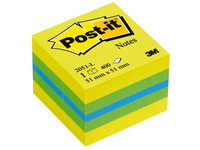 3m Post-it Notes - Mini Cubo Colori Assortiti Azzu 1