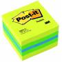 3m Post-it Notes -Mini Cubo Colori Assortiti Azzu - 3m Post-it Notes - Mini Cubo Colori Assortiti Azzurro 5,1x5,1cm