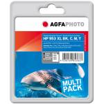 Agfaphoto - - 4er-Pack - Farbe (Cyan, Magenta, Gelb, Schwarz) - kompatibel - wiederaufbereitet - Tintenpatrone (Alternative zu: HP 953XL, HP [EURO-Version]