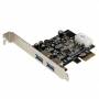 Startech - StarTech.com 2 Port USB3.0 PCI Express Schnittstellenkarte mit UASP und 4 Pin LP4 Molex - USB-Adapter - PCIe - USB3.0 x 2 - f&uu