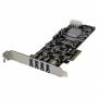 Startech - 4 Port USB 3.0 SuperSpeed PCI Express Schnittstellenkarte mit 4 5Gb/s Kanlen un