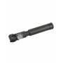 Fischer - FISCHER Fahrrad-Mini-Luftpumpe, umschaltbar, schwarz mit Manometer, umschaltbar zwischen Druck und Volumen, - 1 St�ck (8557
