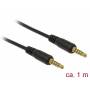 Delock - DeLOCK 85696 audio cable 1 m 3.5mm Black