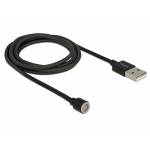 Delock - DeLOCK USB-Kabel magnetisch ohne Adapter, schwarz, 1.1m USB cable