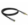 Delock - DeLOCK 85780 audio cable 1 m 3.5mm Black,Grey