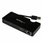 Startech - StarTech.com Travel Docking Station for Laptops - HDMI or VGA - USB 3.0