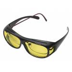 Wedo - Car Drivers' Over-Night Vision Goggles with Glasses Polarized Lenses Reduce Glare from - 1 