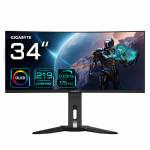 Gigabyte - GIGABYTE MO34WQC 34? OLED WQHD Curved Gaming Monitor - 3440x1440(WQHD) - 175Hz - 0.03ms - KVM - 250 cd/m - FreeSync Premium Pro
