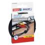 Tesa On & off Klettbinder Schwar - On&Off Kabelbinder 5mx10mm Universal schwarz 55239