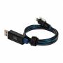 Realpower - RealPower Datenkabel LED blau micro-USB auf Lightning