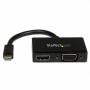 Startech.com - Startech.com Travel A/v Adapter: 2-in-1 Mini Displayport To Hdmi Or Vga Converter