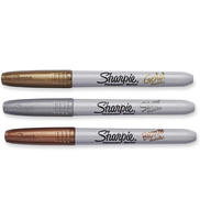 Sharpie Metallic Marker Permanent F 3 Stk Blister 4