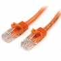 Startech - StarTech.com - Patch-Kabel - RJ-45 (M) - RJ-45 (M) - 1,0m - UTP - CAT 5e - glatt, Riser - orange (45PAT1MOR)