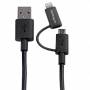 Startech - 1m Apple Lightning oder Micro USB auf USB Kabel (LTUB1MBK)