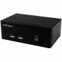 Startech.com - 2 Port KVM Switch mit Dual-VGA und 2-fach USB Hub (SV231DVGAU2A)