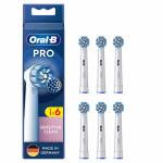 Oral-b - Oral-B Sensitive Clean 6 pice(s) Blanc
