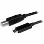 Startech - StarTech.com USB2.0 USB-C to USB-B Cable - USB-Kabel - USB Typ B, 4-polig (M) - 24-Pin-USB Typ C (M) - 1,0m (USB/USB2.0) - Schwa