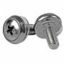 Startech - StarTech.com M5 x 12mm - Mounting Screws for Server Racks - Schrauben-Kit (Packung mit 100) (CABSCREWSM5)