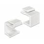 Delock - Keystone Delock Abdeckung 4 Stk wei