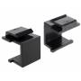 Delock -Modulareinsatzkappe -Schwarz (packung Mit 4) - DELOCK Keystone Abdeckung 4 Stk schwarz
