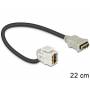 Delock - DELOCK Keystone HDMI A Buchse mit Kabel