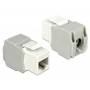 Delock Keystone Module -Modulare Eingabe -Rj-45 -Wei & szli - DeLock Keystone 模块-模块化输入-RJ-45-白色 (86341)