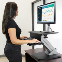 Startech. Com Sit To Stand Workstation With One Touch Height 1