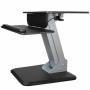 Startech. Com Sit To Stand Workstation With One Touch Height - Height Adjustable Standing Desk Converter - Sit Stand Desk with One-finger Adjustment - Ergonomic Desk (ARMSTS) (ARMSTS)