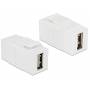 Delock - DELOCK Keystone Modul EASY-USB 2.0A BU>EASY-USB 2.0A BU Wei
