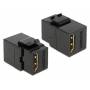 Delock Keystone Module -Keystone Jack -Hdmi -Schwarz - Keystone Delock HDMI A Buchse schwarz