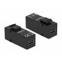 Delock - DeLOCK Keystone module - Modulare Eingabe - mini-DisplayPort - Schwarz (86377)