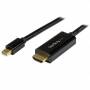 Startech - StarTech.com Mini DisplayPort to HDMI Adapter Cable - 5,0m (15 ft.) - 4K 30Hz - Videokabel - DisplayPort / HDMI - HDMI Type A (M