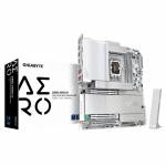 Gigabyte - GIGABYTE Z890 AERO D Motherboard - Supports Intel Core Ultra (Series 2) CPUs, 16+1+2 phases VRM, up to 9500MHz DDR5 (OC), PCIe 5.0 M.2, Wi-Fi 7, Thunderbolt 5