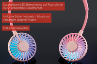 Esge - Unold 86694 Nackenventilator FAN Breezy, pink (86694)