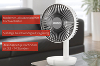 Esge - Unold 86710 Handventilator Breezy Swing, wei�/amthrazit (86710)