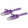 Startech - StarTech.com 5m Cat6 Snagless RJ45 Ethernet Netzwerkkabel - Lila - 5m Cat 6 UTP Kabel - Patch-Kabel - RJ-45 (M) bis RJ-45 (M) - 