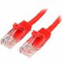 Startech - StarTech.com 7,0mCat5e Ethernet Netzwerkkabel Snagless mit RJ45 - Cat 5e UTP Kabel - Rot - Patch-Kabel - RJ-45 (M) bis RJ-45 (M)