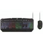 Mediarange - MediaRange MRGS102 clavier Souris incluse USB QWERTZ Allemand Noir