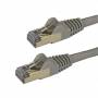 Startech. Com - 2m CAT6A Ethernet Cable, 10 Gigabit Shielded Snagless RJ45 100W PoE Patch Cord, CAT 6A 10GbE STP Network Cable w/Strain Relief, 