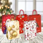 Carmine Natale - Shopper Natale Carta Piccolo 26x12x35cm Imballo 25pz