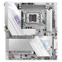 Gigabyte - GIGABYTE X870 AORUS TACHYON ICE Placa Base &ndash; Compatible con procesadores AMD Ryzen 9000, VRM digital de 18+2+2 fases, hasta 9600 MHz DDR5 (OC), 1 x PCIe 5.0 + 2 x PCIe 4.0, Wi-Fi 7, LAN 5 GbE, USB 4 